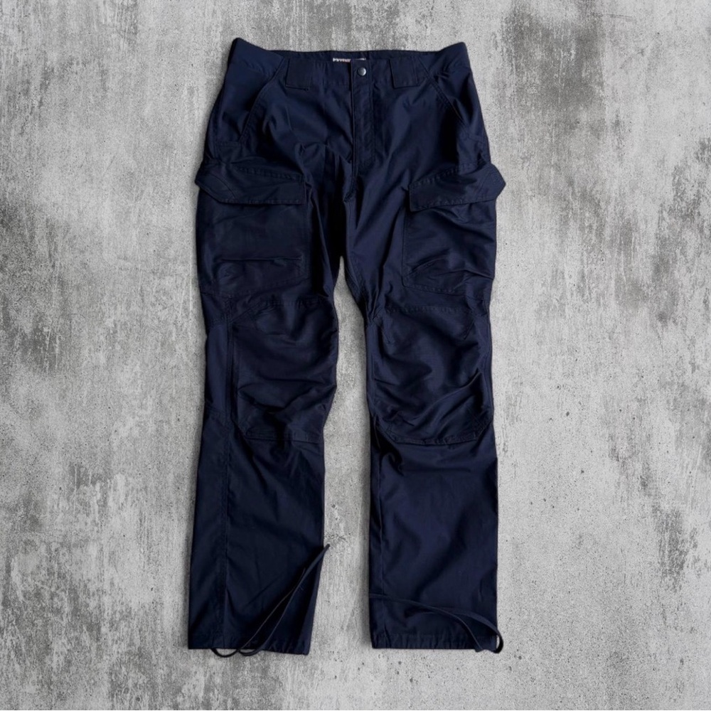 5.11 Tactical Series Cargo Utility Workwear Navy Blue Pants Mens 36x32